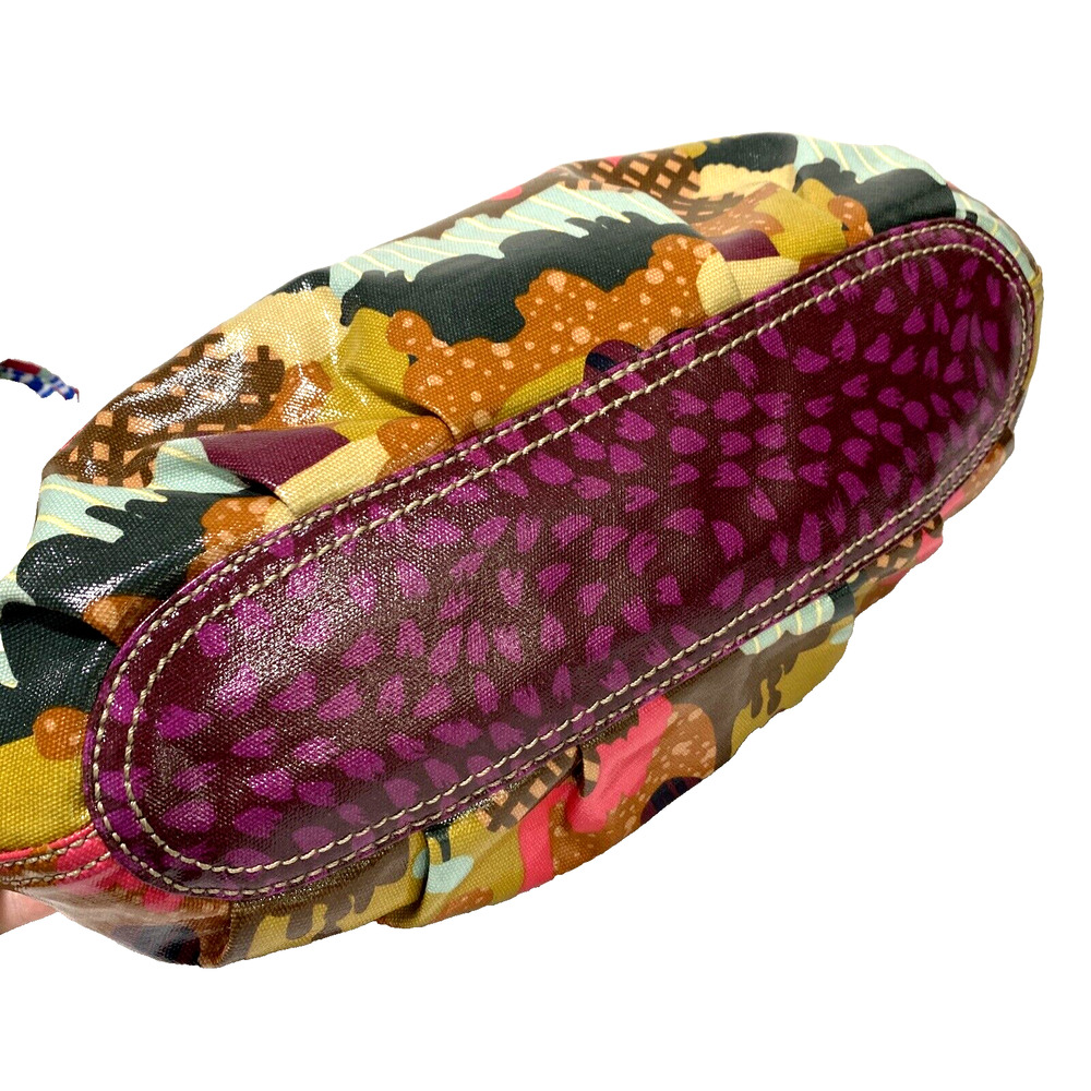 Vintage Fossil Key-Per Shoulder Bag Purse Plastic… - image 8